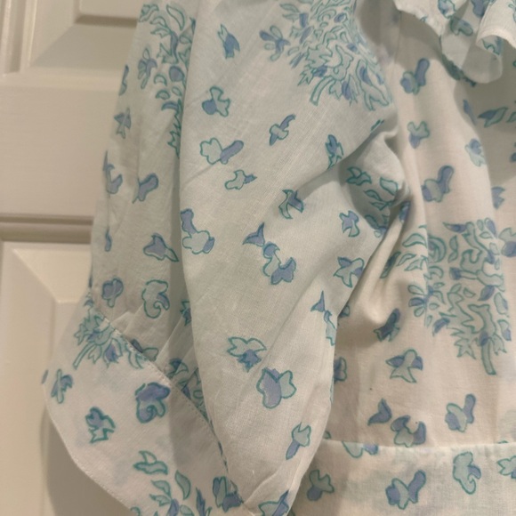 India Amory mid length dress worn 2 times. great details. short puff sleeves - Picture 6 of 10